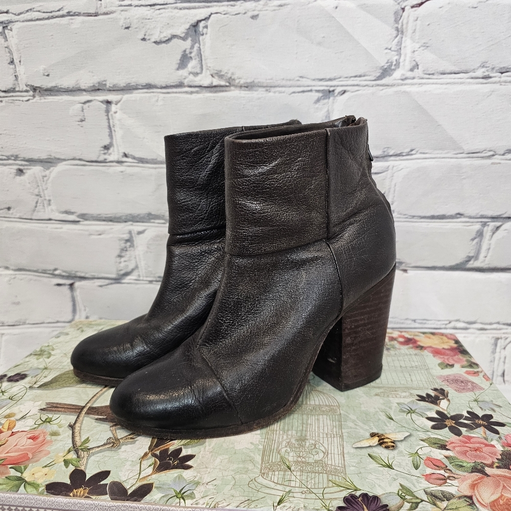 Rag & Bone Newbury Ankle Boots Black Size 8